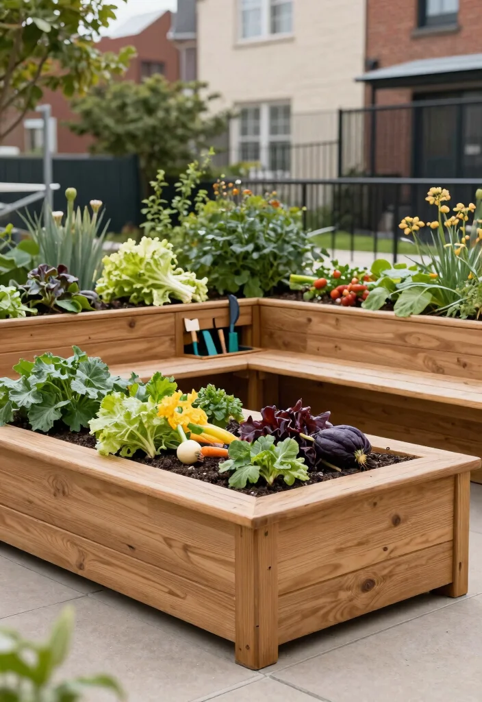 18 Vegetable Garden Beds That Keep Rabbits and Weeds Out - 13. Multi-Functional Garden Beds 1