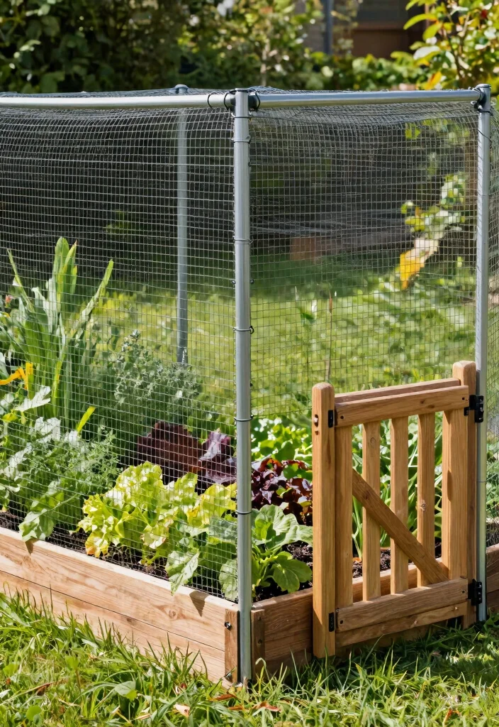 18 Vegetable Garden Beds That Keep Rabbits and Weeds Out - 6. Raised Beds with Rabbit-Proof Fencing 1