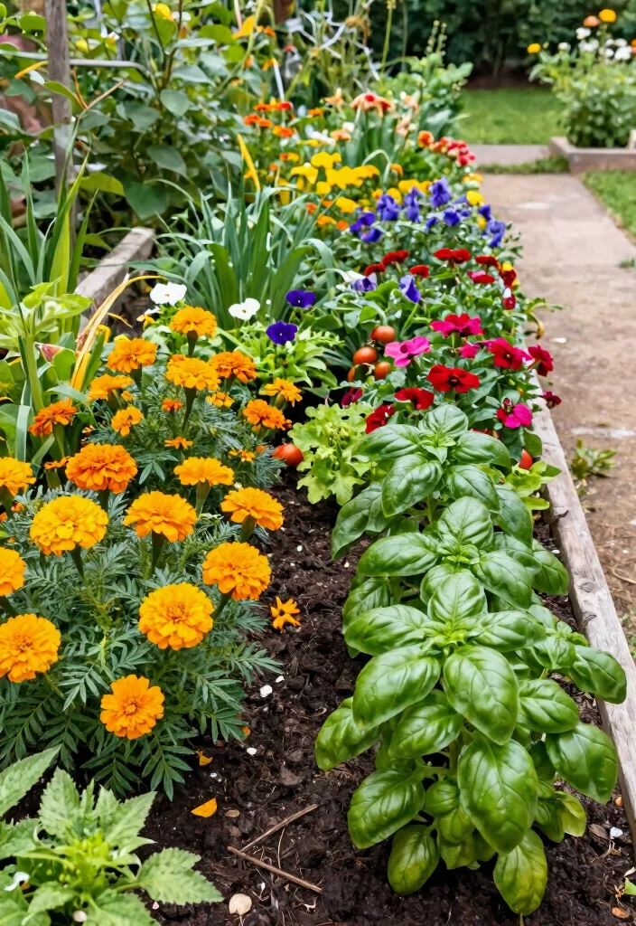 18 Vegetable Garden Beds That Keep Rabbits and Weeds Out - 7. Companion Planting Beds 1