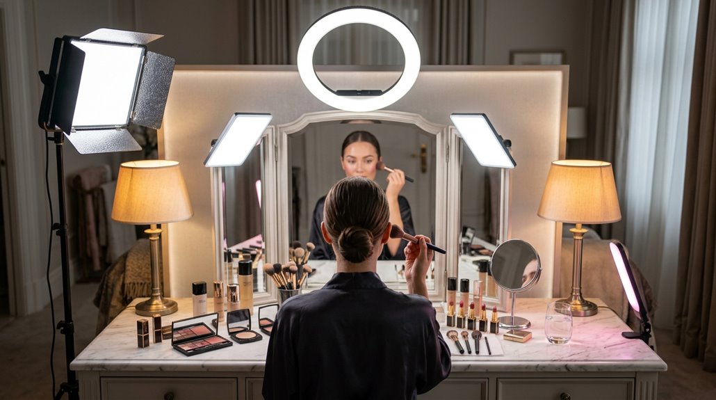 best lighting for flawless makeup