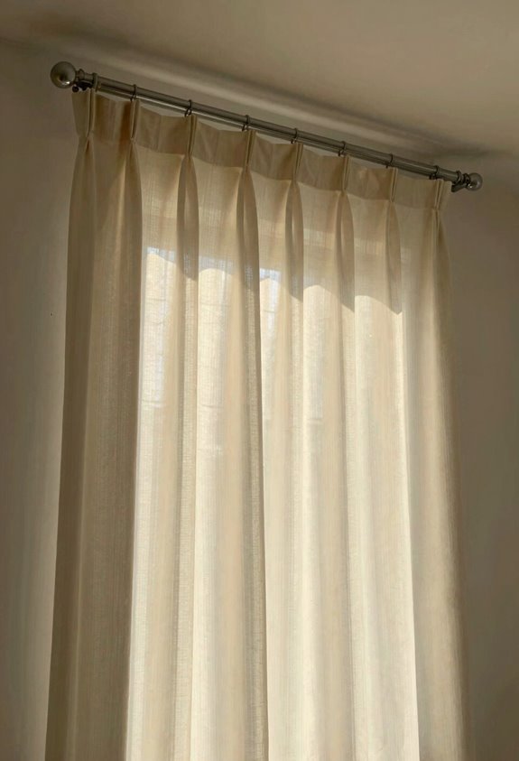 brackets rods protruding blinds