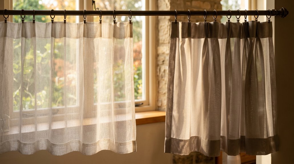 comparison of curtain fabrics
