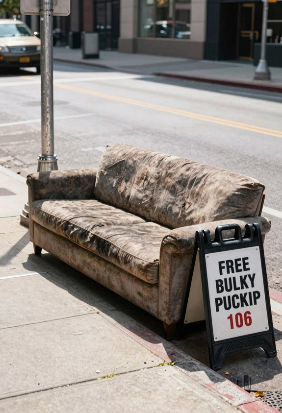 10 Ways to Get Rid of a Couch Fast in 2026 3 curb ready bulky pickup windows