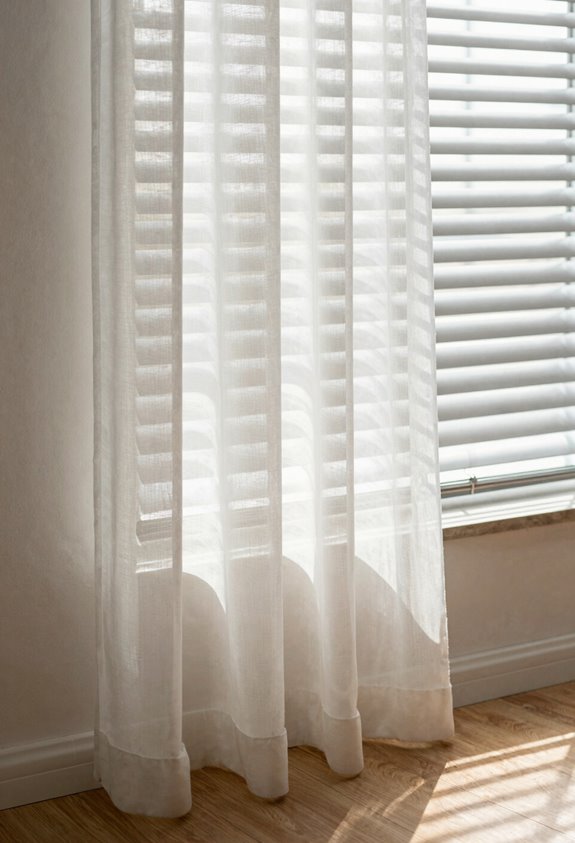 curtains over blinds guidelines