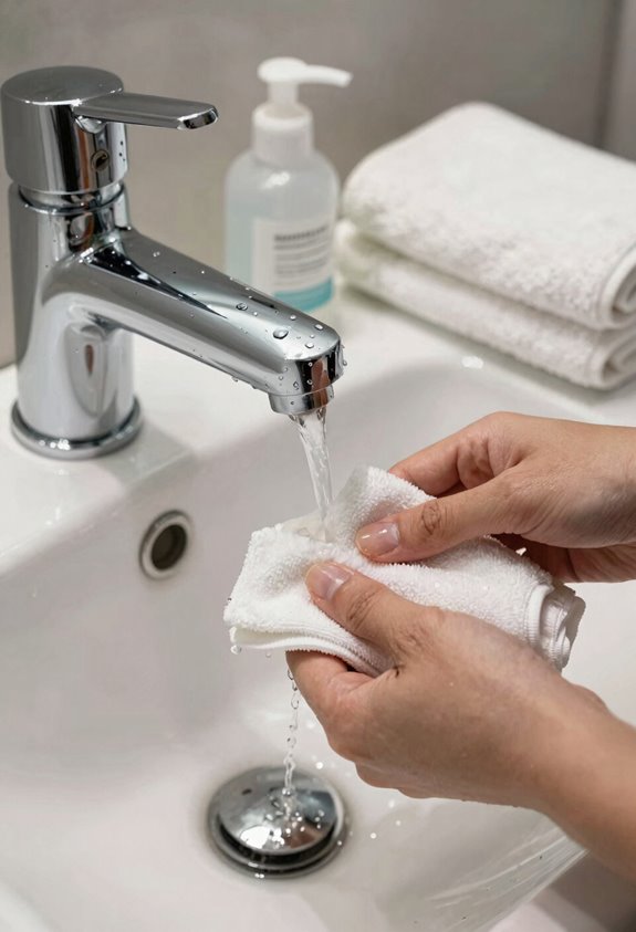 daily faucet cleaning routine details