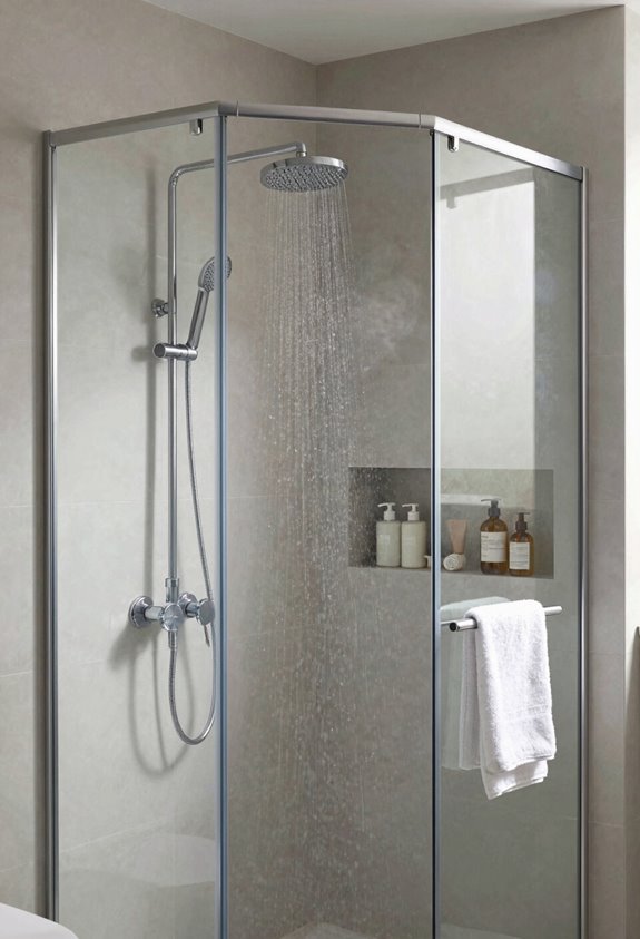 display shower suitability comfort crowd format