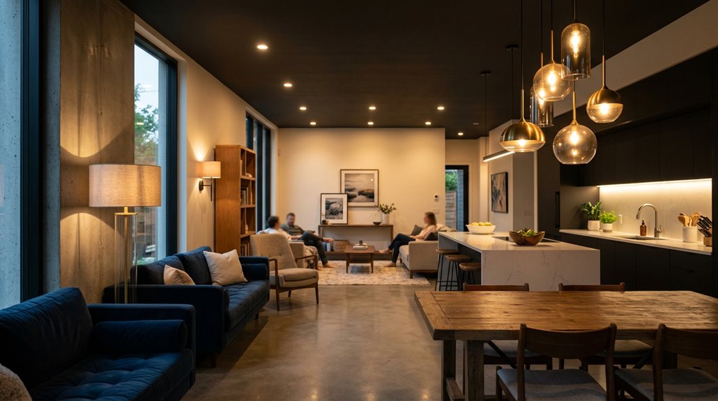 five lighting types for rooms