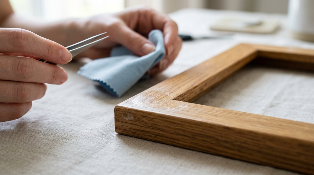 five steps to peel free frames