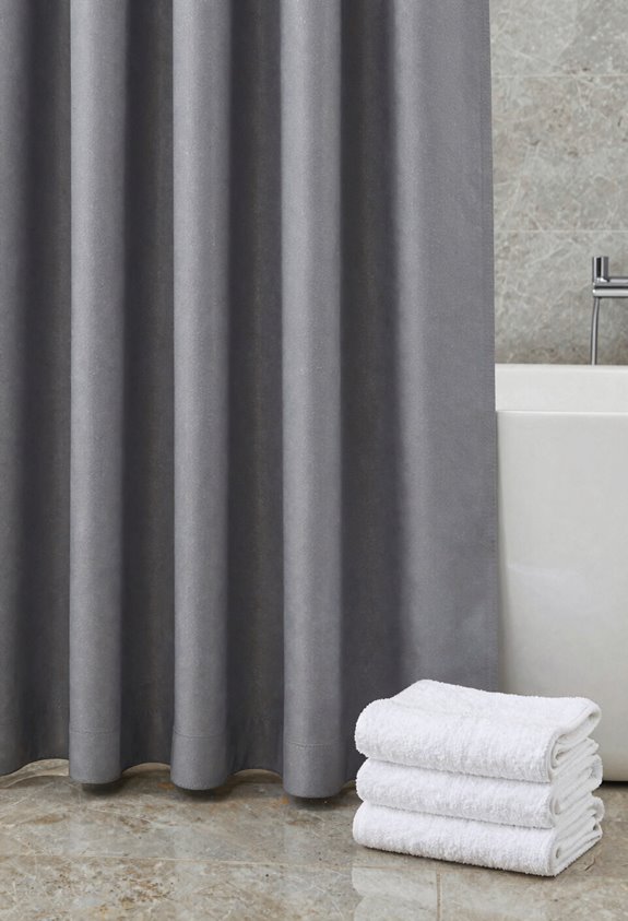 10 Shower Curtain Alternatives That Actually Stay Dry 2 gaps billowing slow drying curtains