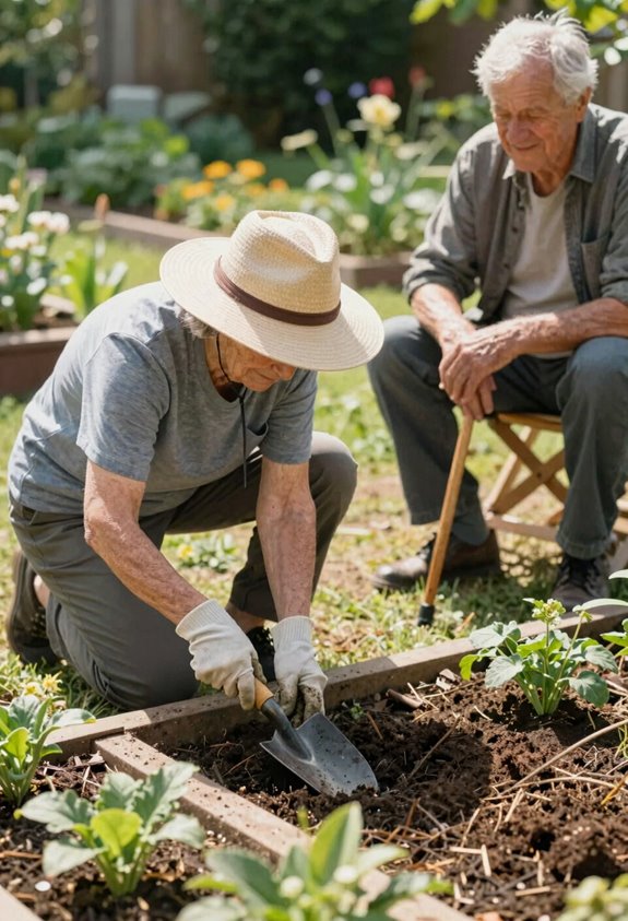 7 Benefits of Gardening for Seniors 3 gardening improves balance and stability