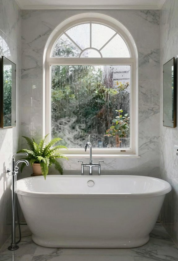 Are Bathtubs Going Out of Style? 4 glass walled garden pavilion shower