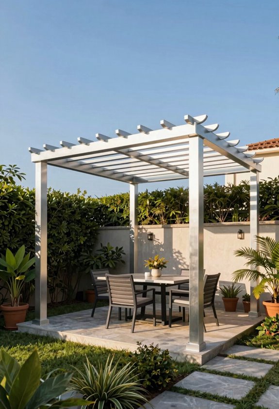 10 Best Pergolas for Your Backyard in 2026 2 motorized aluminum louvered pergola with specs