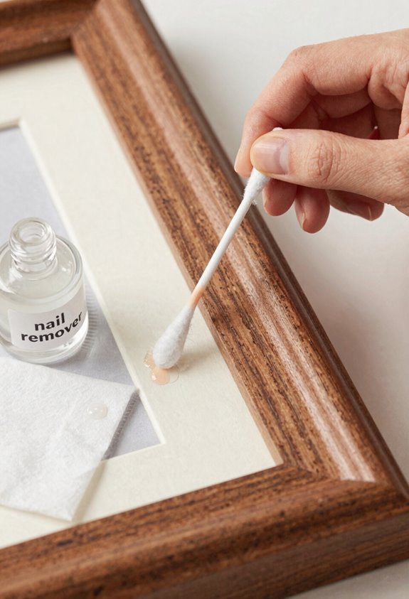 nail polish remover residue removal