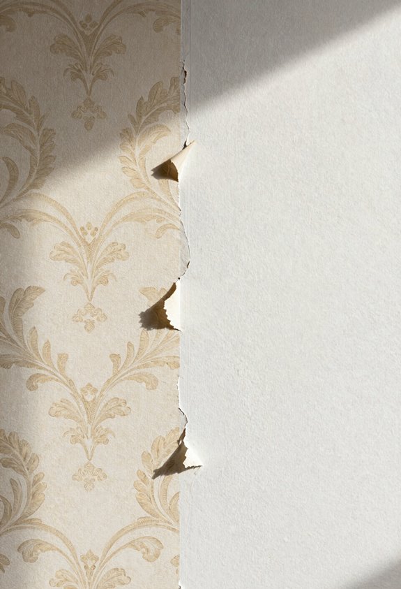 3 Reasons to Paint Over Wallpaper (and 3 Reasons Not To) 4 painting over wallpaper risks future issues