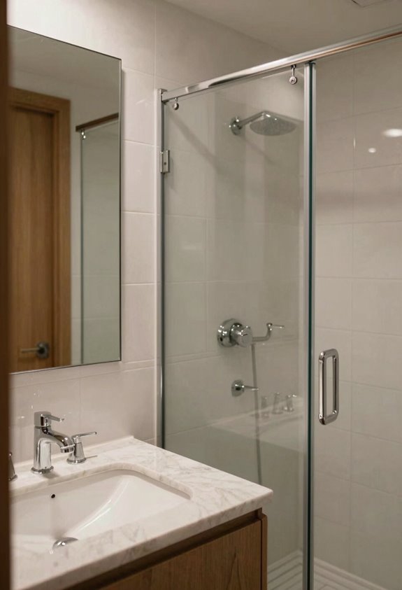 What Is an En Suite Bath? 2 private access en suite bathroom setup