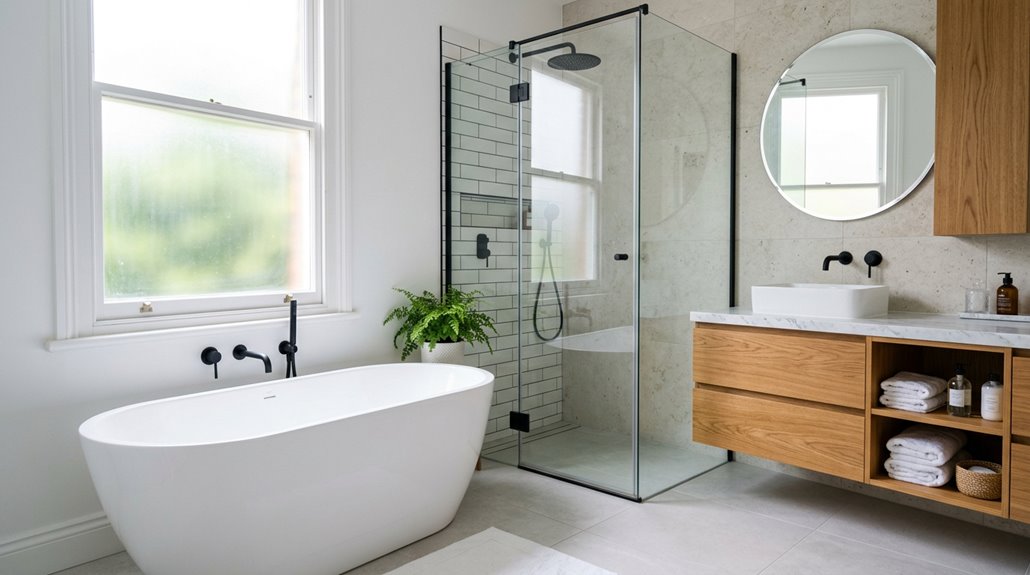 private bathroom connected to bedroom