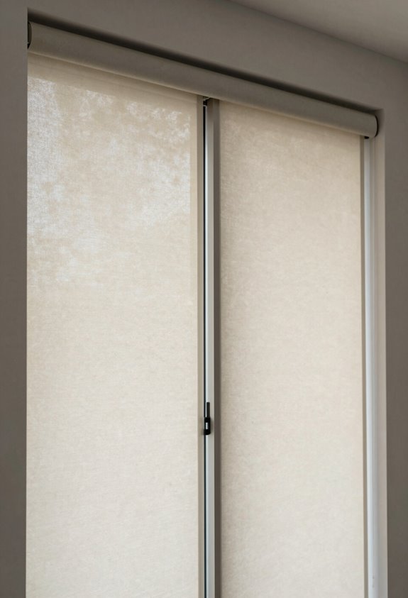 5 Stylish Alternatives to Vertical Blinds 5 roller shades for minimalist doors