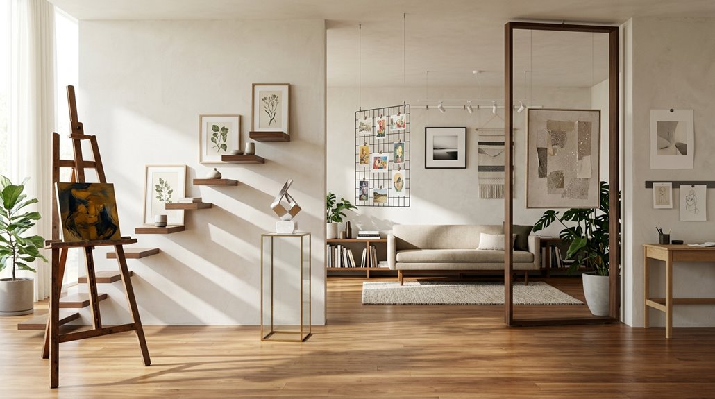 seven clever ways to display art without walls