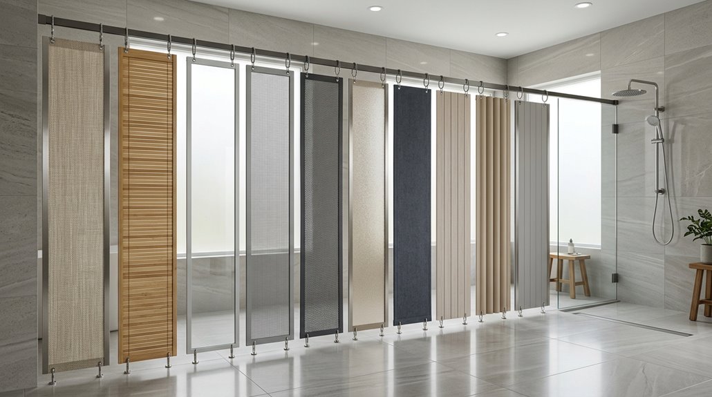 shower curtain alternatives stay dry