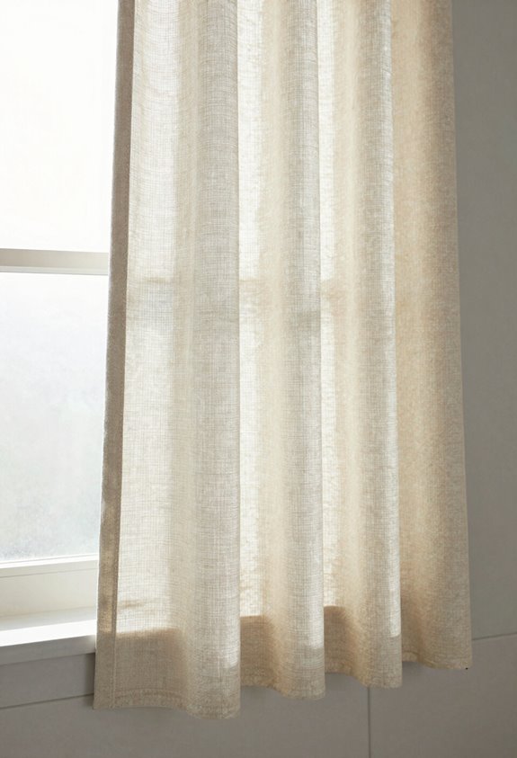 10 Shower Curtain Alternatives That Actually Stay Dry 5 slim quick drying natural curtain setup