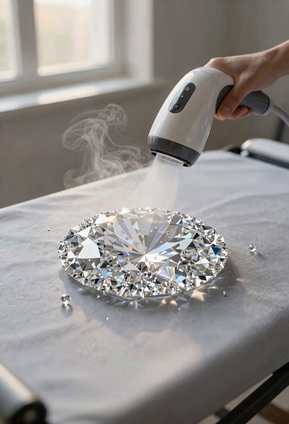 7 Easy Ways to Get Creases Out of Diamond Art Canvas 6 steaming white backing evenly gently