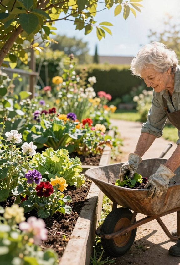 7 Benefits of Gardening for Seniors 5 sunlight fresh air strengthen heart