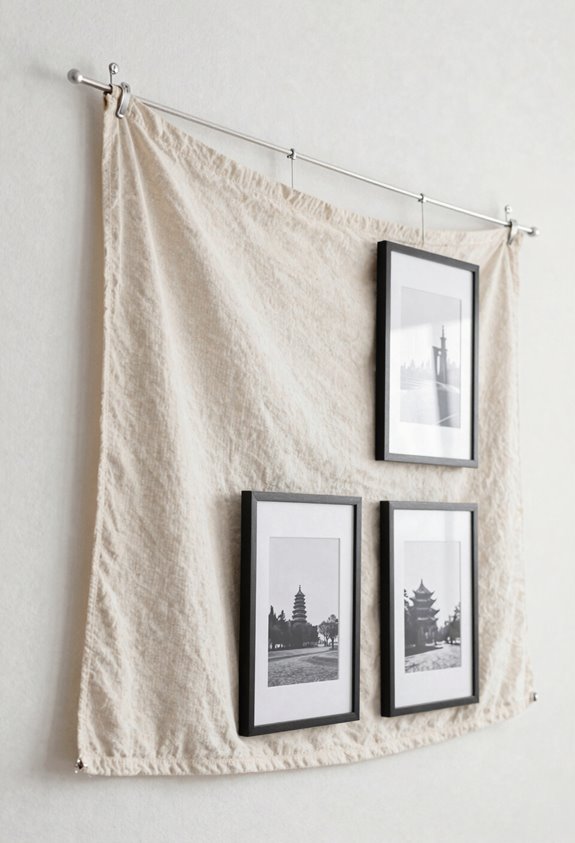 How to Hang Wall Decor Without Damaging Walls: A Complete Guide 6 tension rods damage free displays