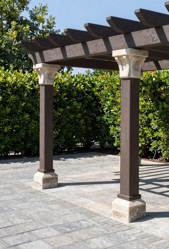 Can a Pergola Be Installed on Pavers? 3 three anchoring methods for pergola