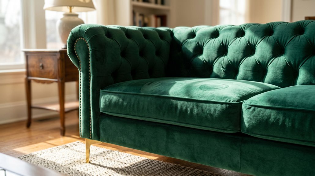 velvet sofa pros and cons